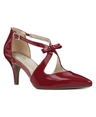 Women's Zeffer Strappy Bow Stiletto Heel Pumps