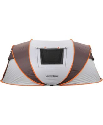 Camping Instant Tent, 6 Person Pop Up Tent, Water Resistant Dome Tent, Easy Setup for Camping Hiking and Outdoor, Portable Tent with Carry Bag, for 3 Seasons