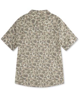 Big Boys Slub Woven Short Sleeve Shirt