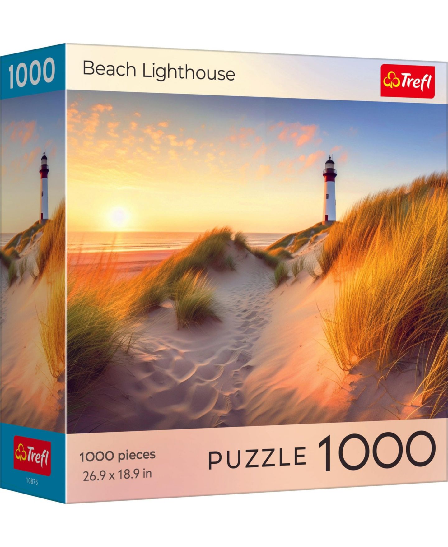 Детский пазл Trefl Sunset Beach Lighthouse 1000-Piece Puzzle, Ages 12+, цвет: Разноцветный — фото 1