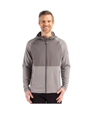 Men's Cutter and Buck Peshastin Fleece Recycled Hybrid Jacket