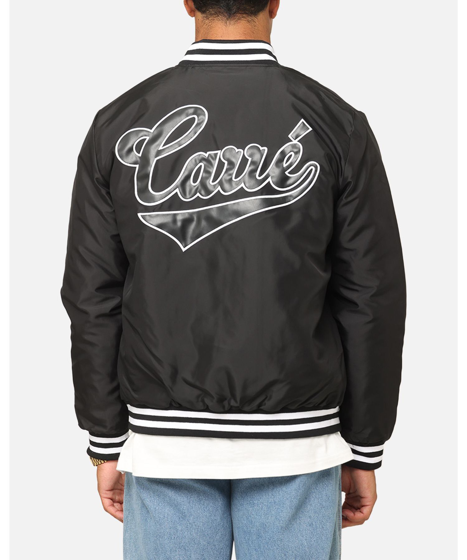 Big & Tall Team Puffer Varsity Jacket, Brown, 3XL