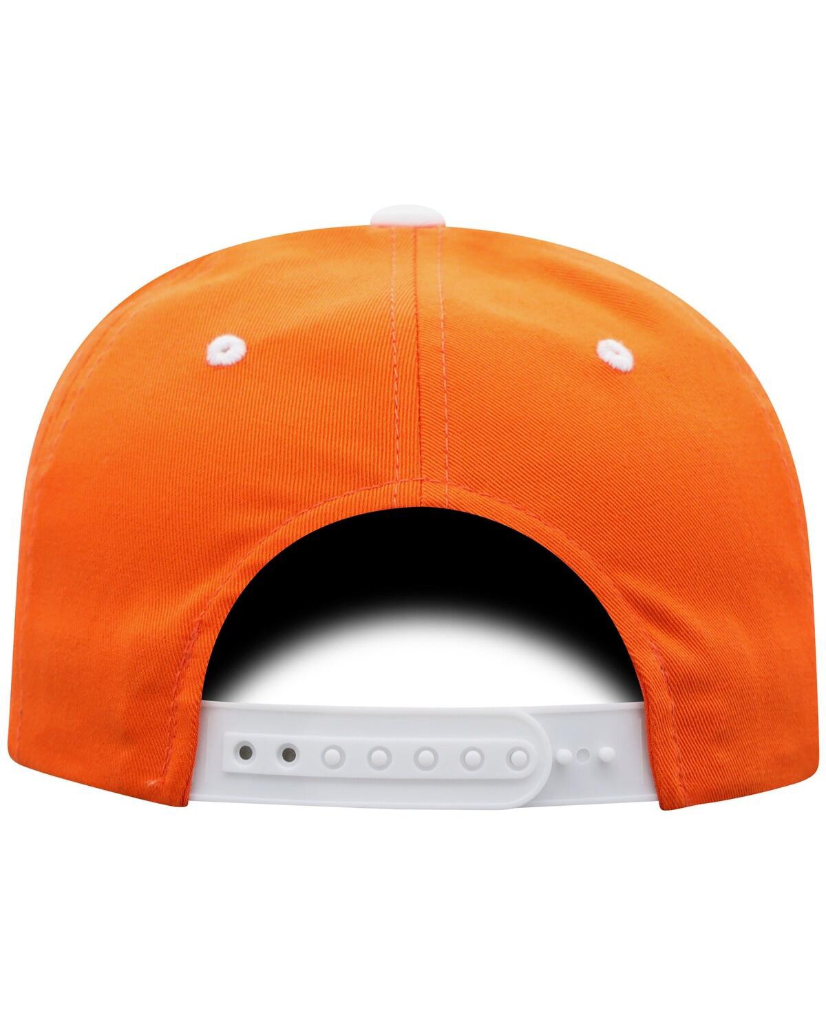 TOP OF THE WORLD BIG BOYS AND GIRLS ORANGE CLEMSON TIGERS OVERSIZED LOGO SNAPBACK HAT 