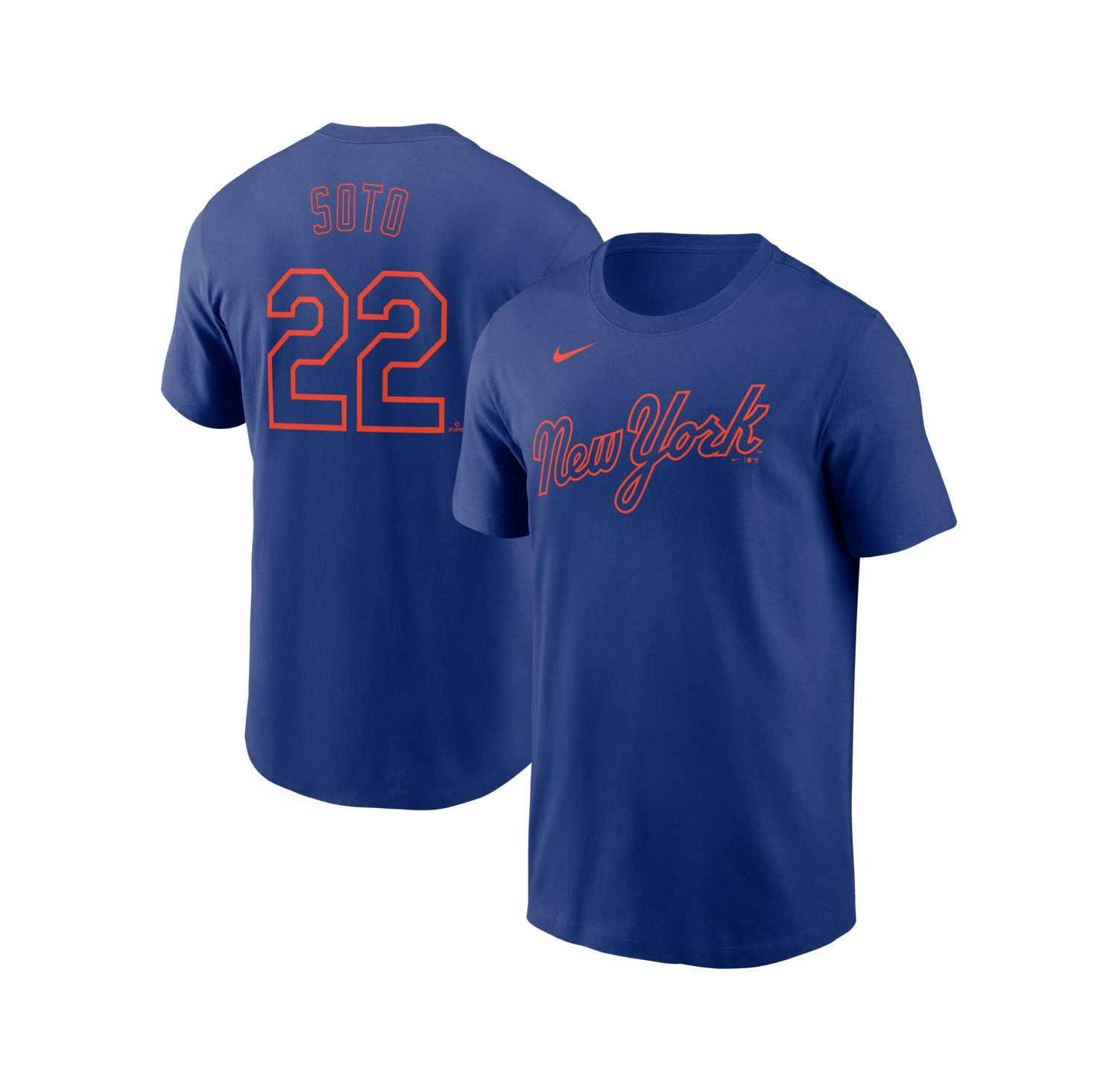 Men's Juan Soto Royal New York Mets Fuse Name & Number T-Shirt