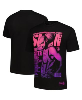 Mitchell & Ness - Men's Vince Carter Black Toronto Raptors SLAM Gradient T-Shirt