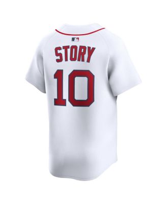 Men's Trevor Story White Boston Red Sox Alternate Limited Player Jersey