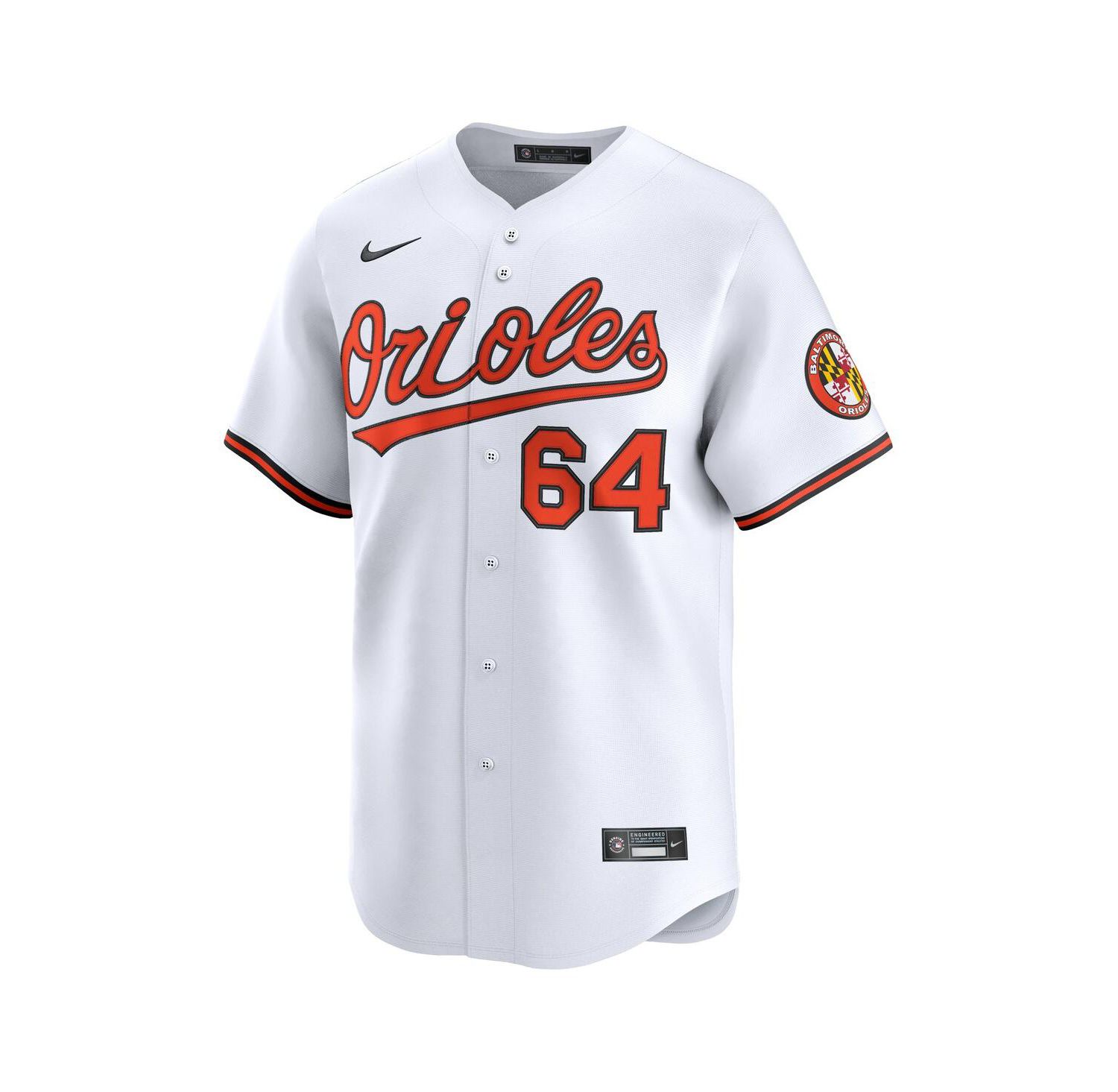 Men's Dean Kremer White Baltimore Orioles Alternate Limited Player Jersey