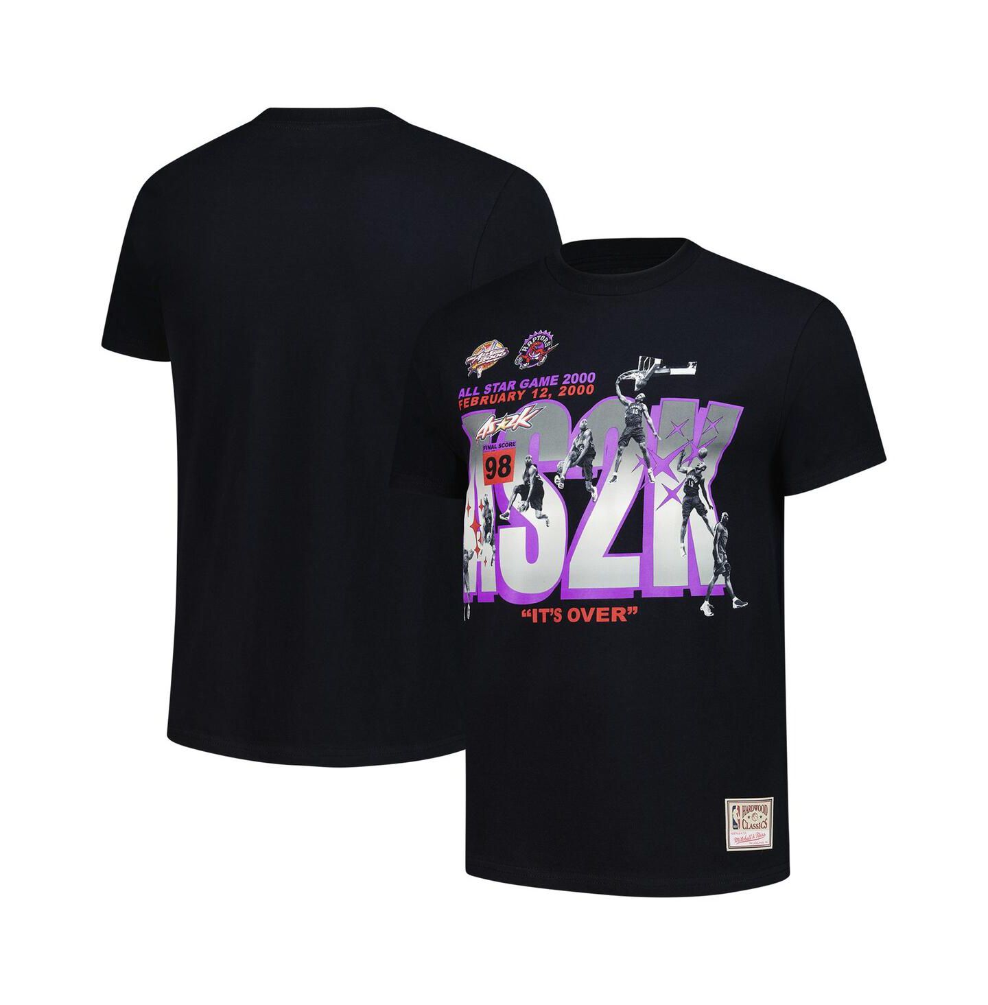 Мужская футболка Mitchell & Ness Vince Carter Black Toronto Raptors 2000 All-Star Game It's Over — фото 1