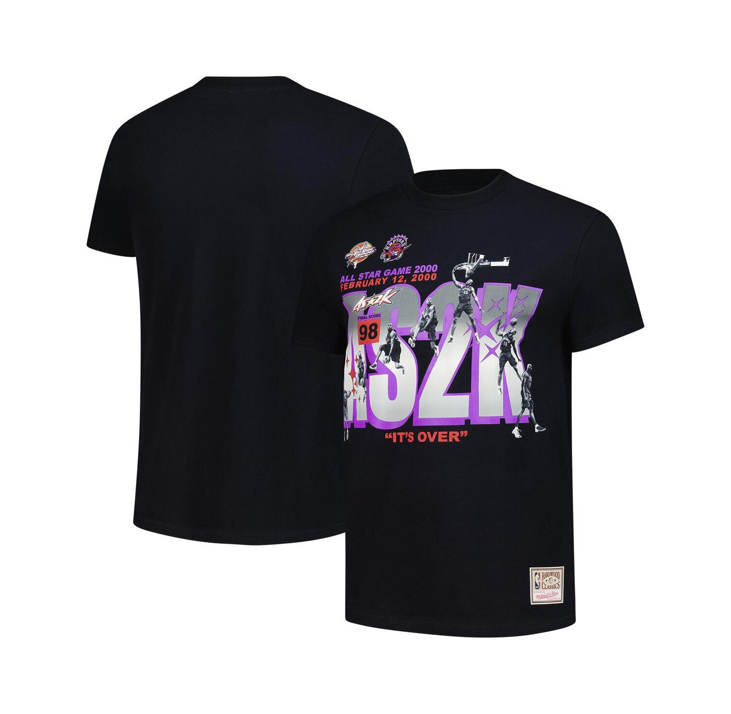 Men's Vince Carter Black Toronto Raptors 2000 All-Star Game It's Over T-Shirt