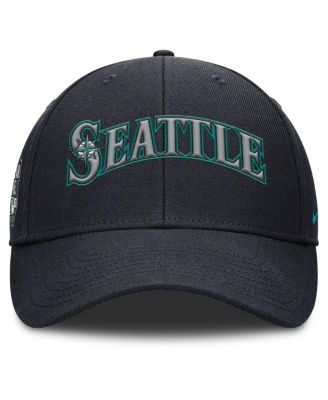 Men's Navy Seattle Mariners Rise Gaberdine Adjustable Hat