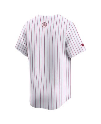 Men's White Oklahoma Sooners College Limited Baseball Jersey
