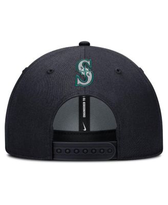 Men's Navy Seattle Mariners Rise Gaberdine Adjustable Hat