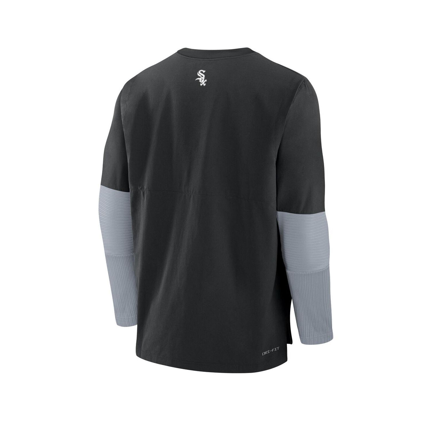 Men's Black/Gray Chicago White Sox Authentic Collection Player Lightweight Performance Long Sleeve Top