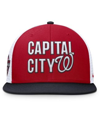 Men's Red Washington Nationals Pro Trucker Snapback Hat