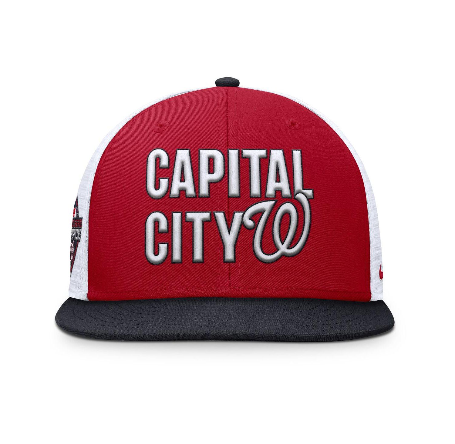 Men's Red Washington Nationals Pro Trucker Snapback Hat