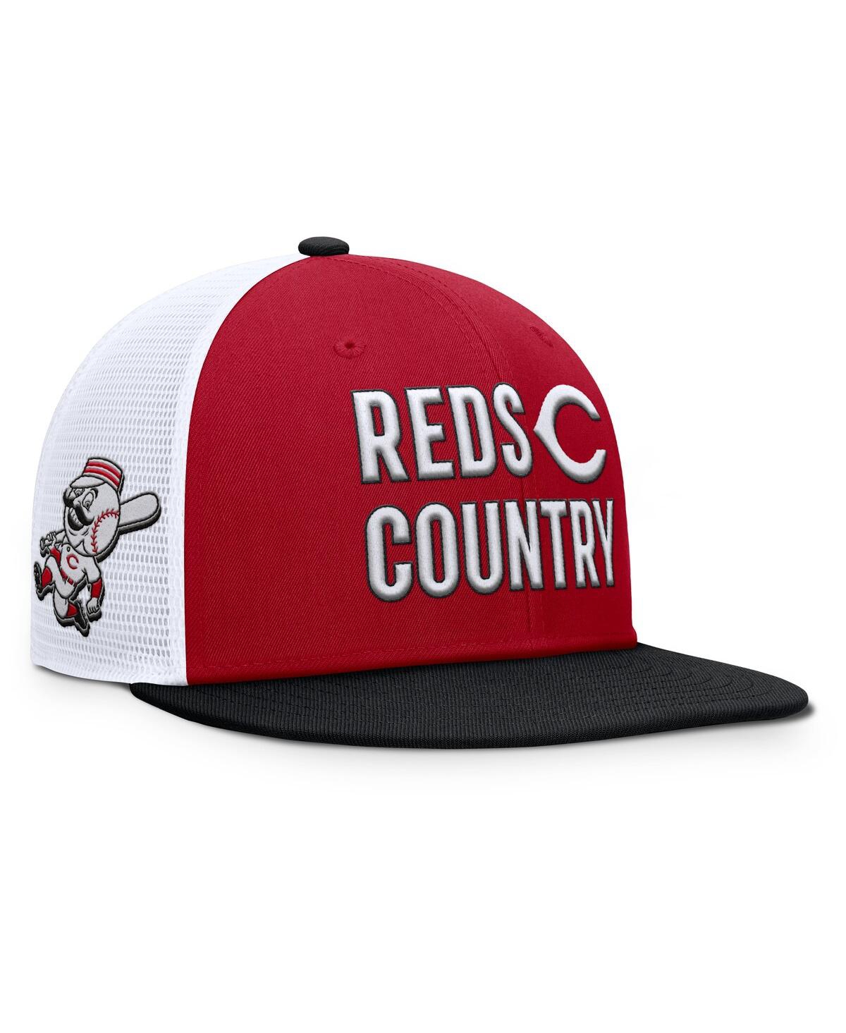 Nike Men's Red Cincinnati Reds Pro Trucker Snapback Hat In Red