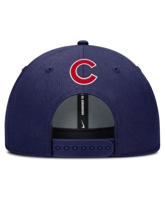 Men's Navy Chicago Cubs Rise Gaberdine Adjustable Hat