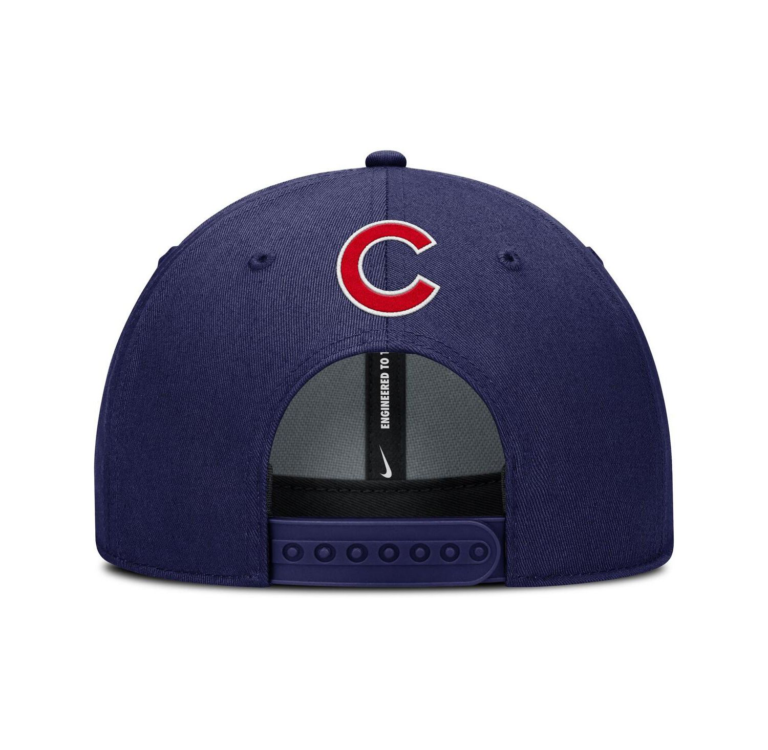 Men's Navy Chicago Cubs Rise Gaberdine Adjustable Hat
