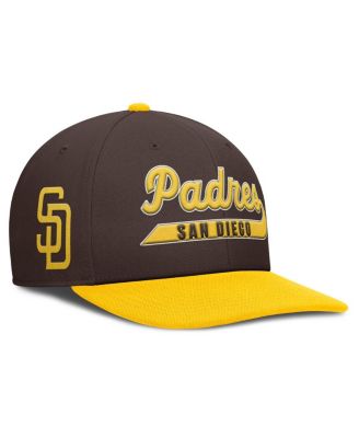 Nike - Men's Brown/Gold San Diego Padres Pro Performance Snapback Hat