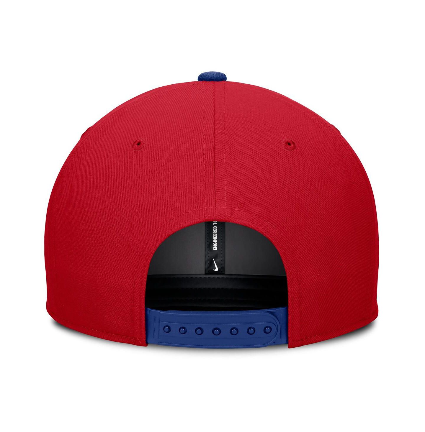 Мужская кепка Nike Red/Royal Philadelphia Phillies Pro Performance Snapback Hat — фото 4