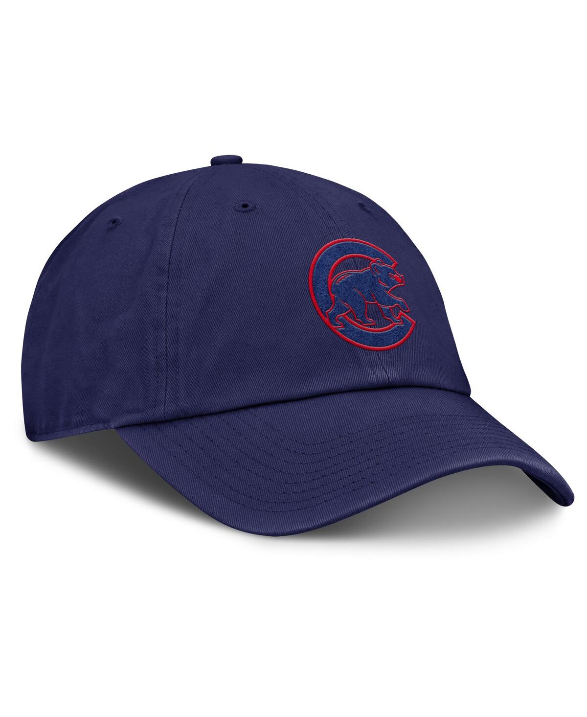 Nike Women's Royal Chicago Cubs Club Adjustable Hat In Navy