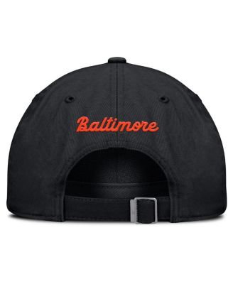 Women's Black Baltimore Orioles Club Adjustable Hat