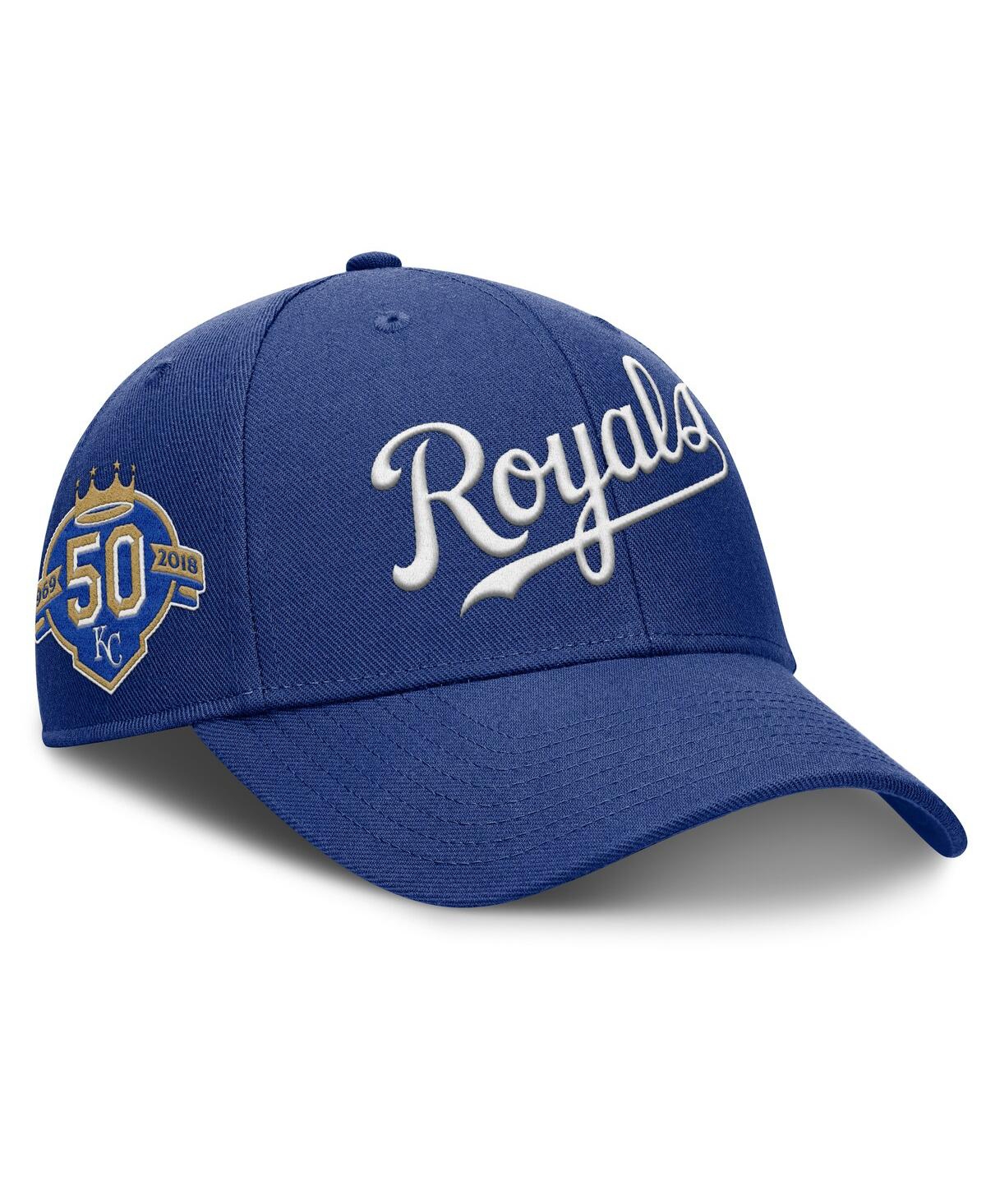 Nike Men's Royal Kansas City Royals Rise Gaberdine Adjustable Hat In Royal