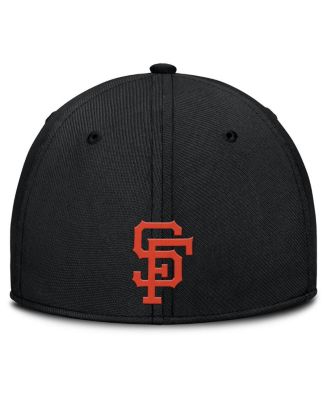 Men's Gray/Black San Francisco Giants Rise Swoosh Performance Flex Hat