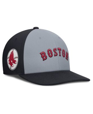 Nike - Men's Gray/Navy Boston Red Sox Pro Performance Snapback Hat