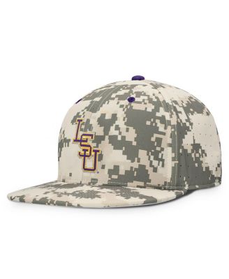 Nike - Men's Digital Camo LSU Tigers 2025 Dugout True Performance Fitted Hat