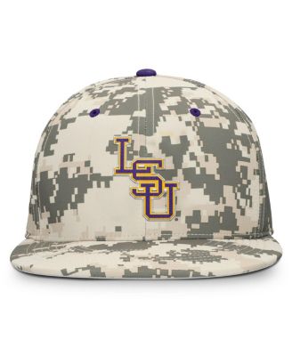 Men's Digital Camo LSU Tigers 2025 Dugout True Performance Fitted Hat