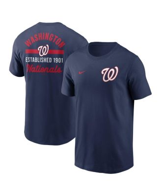 Nike - Men's Navy Washington Nationals 2-Hit T-Shirt