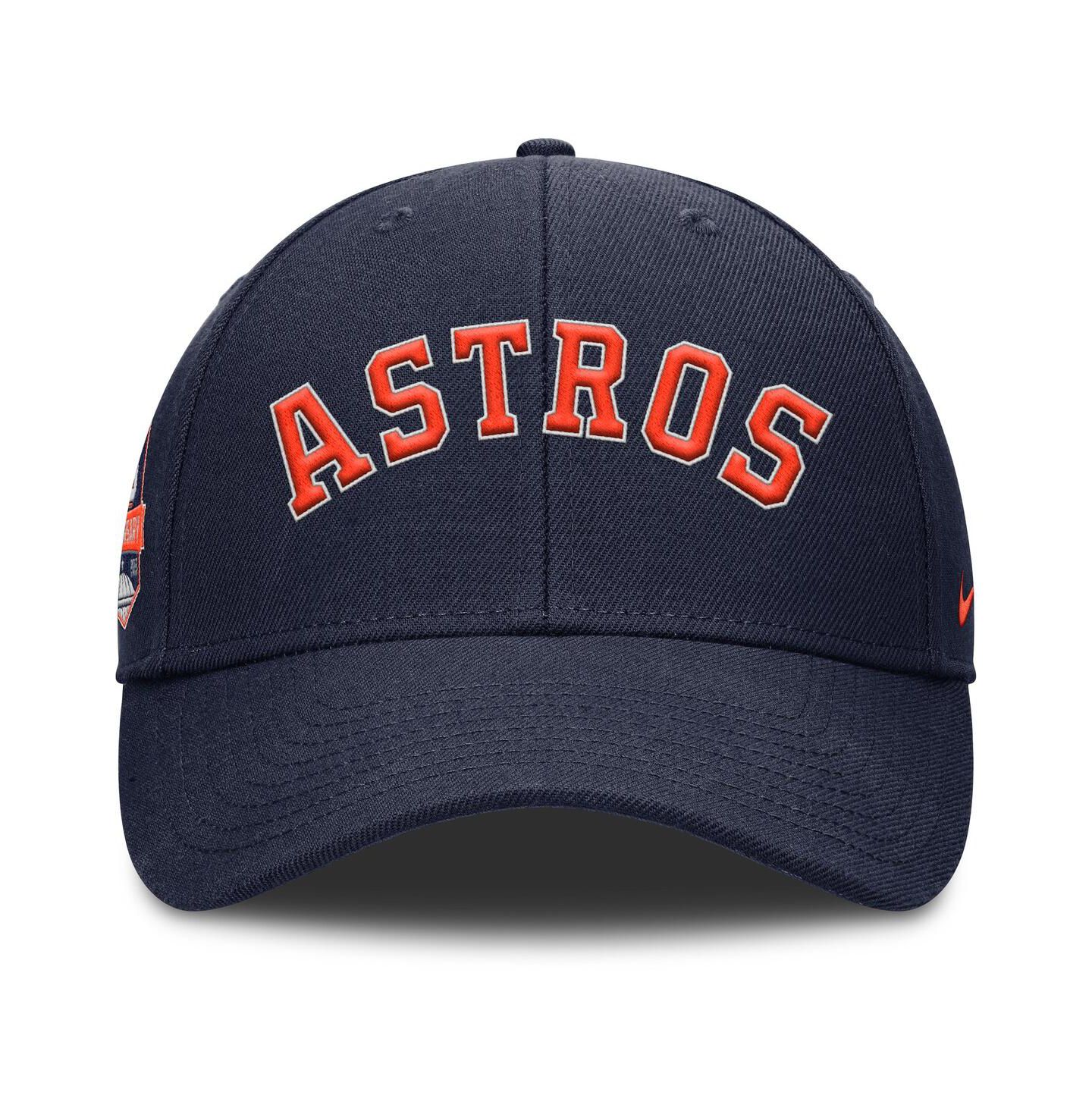 Мужская кепка Nike Navy Houston Astros Rise Gaberdine Adjustable Hat — фото 4