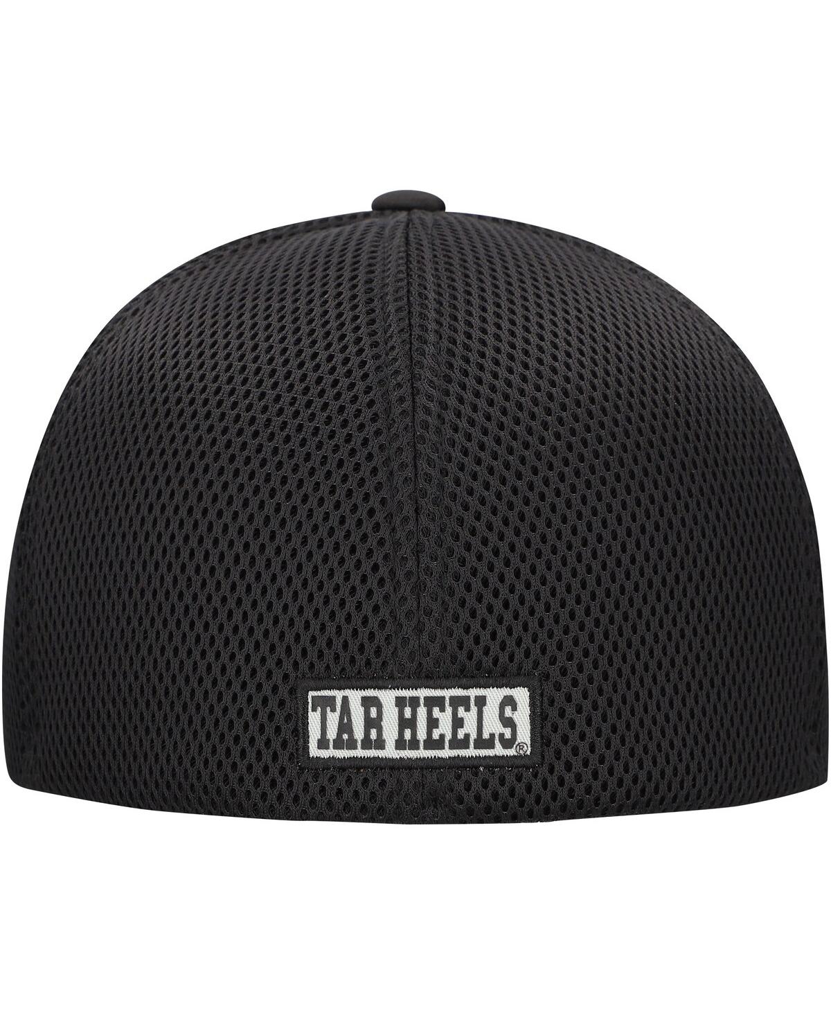 Top Of The World Men's Black North Carolina Tar Heels Abbot Patch Stretch Fit Hat In Black