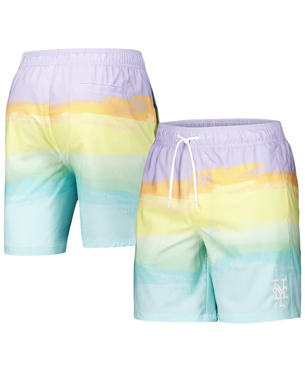 Shop G-iii Sports By Carl Banks Men's New York Mets Perfect Game Volley Board Shorts In Multi