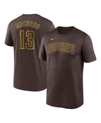 Nike - Men's Manny Machado Brown San Diego Padres Legend Name and Number Home T-Shirt