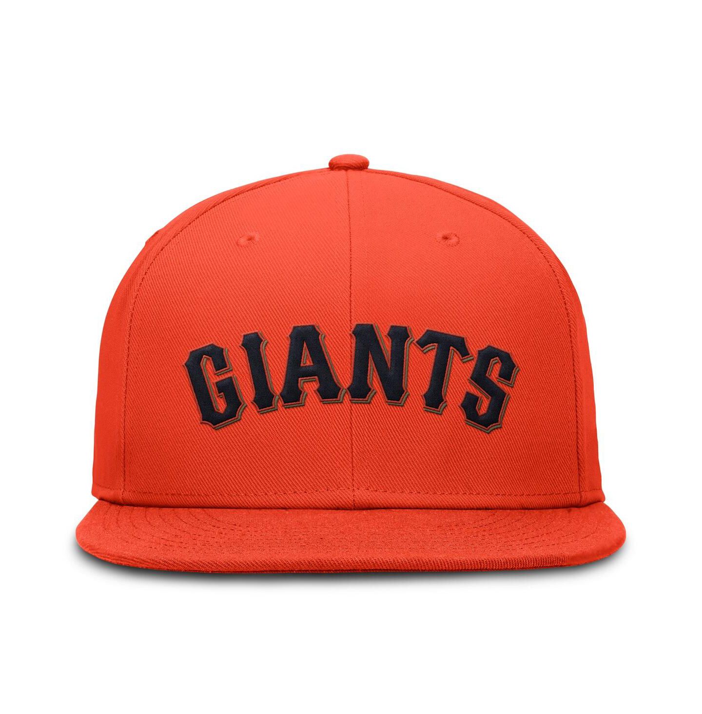 Мужская кепка Nike Orange San Francisco Giants True Performance Fitted Hat — фото 4