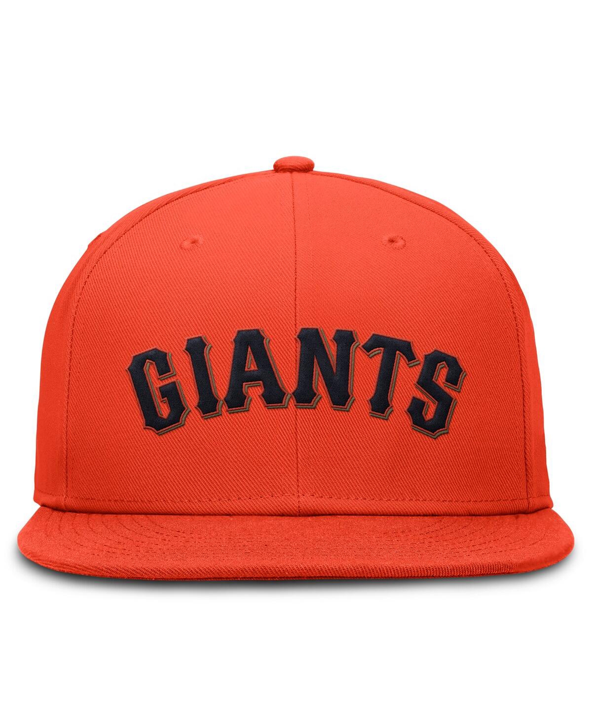 Nike San Francisco Giants True  Men's Dri-fit Mlb Fitted Hat In Orange