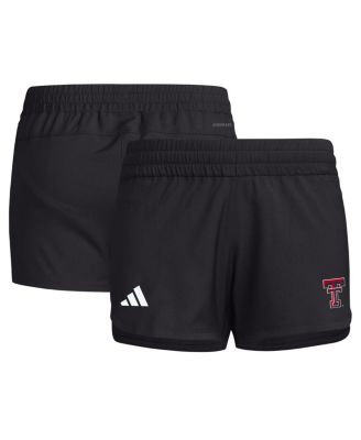 adidas - Women's Black Texas Tech Red Raiders Sideline AEROREADY Woven Shorts