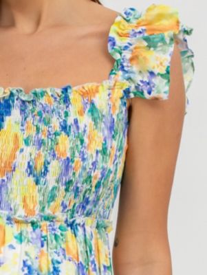 Maternity Ruffle Tiered Floral Chloe' Dress