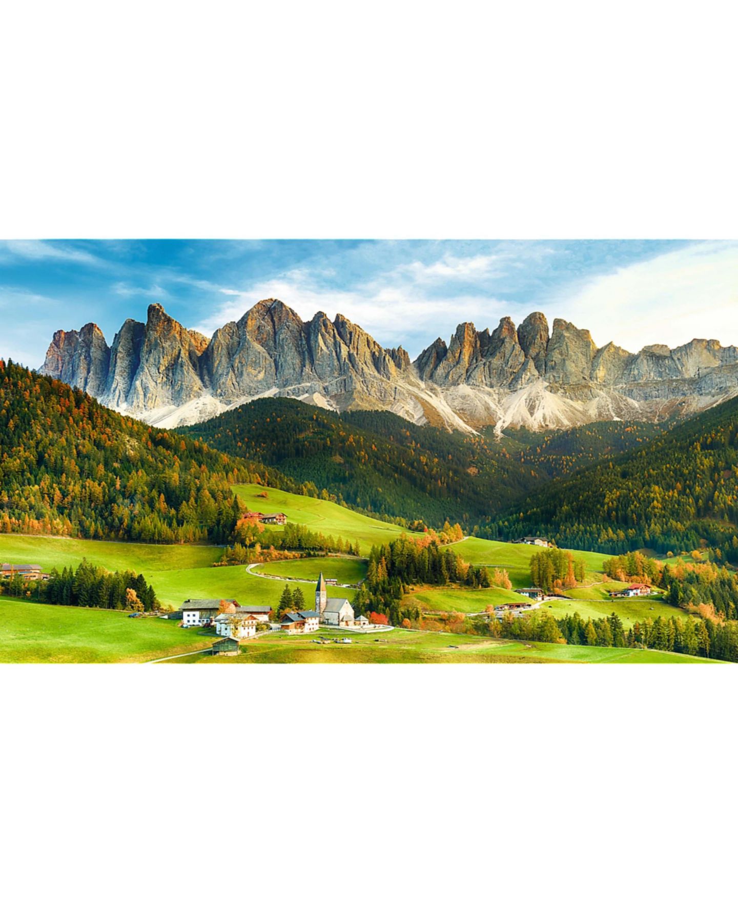 Детский пазл Trefl Megabox Dolomite Landscape 1000-Piece Puzzle with Sorter, Ages 12+, цвет: Разноцветный — фото 2