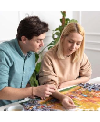 Premium Plus 1000 Piece Puzzle - Flower Market Paris