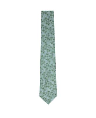 Men's Nohea Palm Tree Linen Blend Novelty Necktie