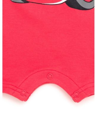 Baby Boys Lightning McQueen Romper and Bucket Sun Hat Outfit Set