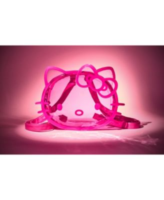 Character Head Clear Adult Pink PVC 12" Mini Backpack