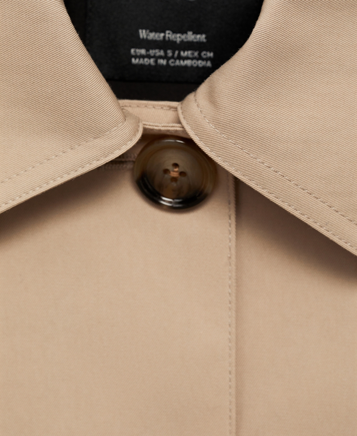 Mango Women's Pockets Cotton Jacket In Khaki