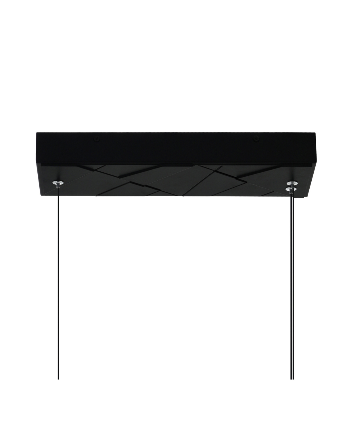Cwi Lighting 4.5" Metal Valira Integrated Led Chandelier In Black