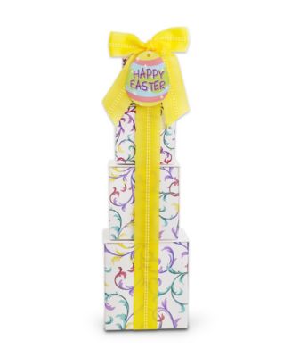 Egg-cellent Candy and Treats Easter Tower Gift Set, 6 Piece
