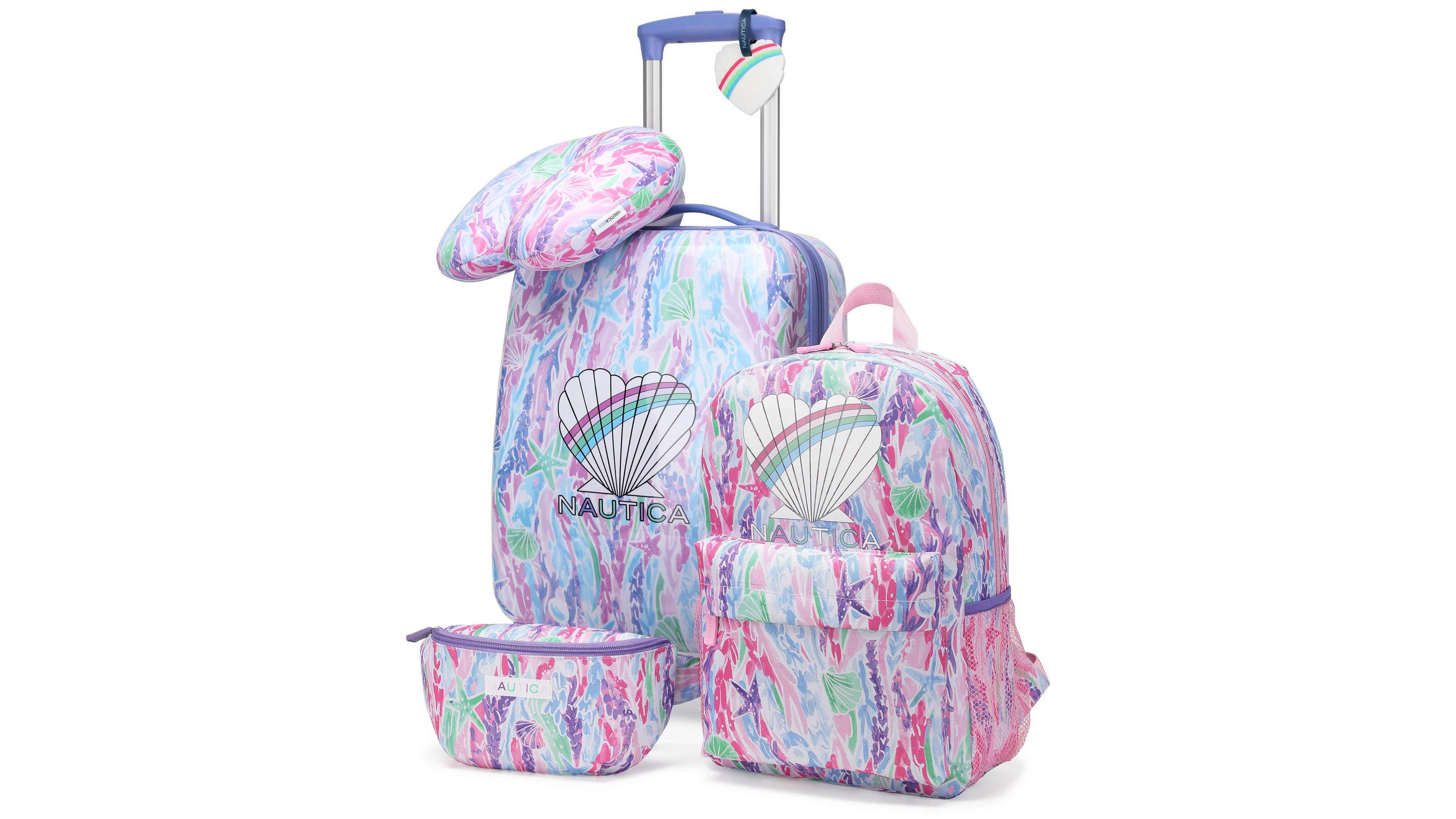 Nautica Kids Adventure 5-Piece Airline Approved Carry-On Luggage Set
