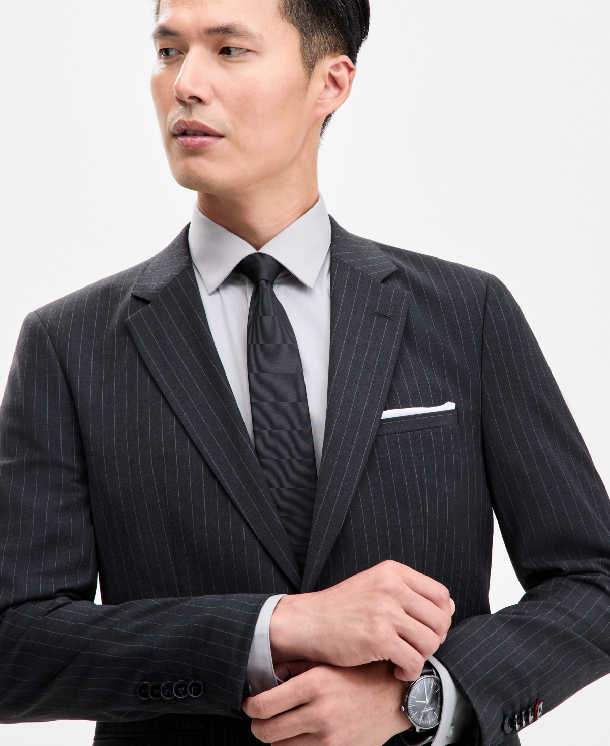 Hugo Boss Hugo By  Men's Modern-fit Pinstripe Suit Jacket In Neutral